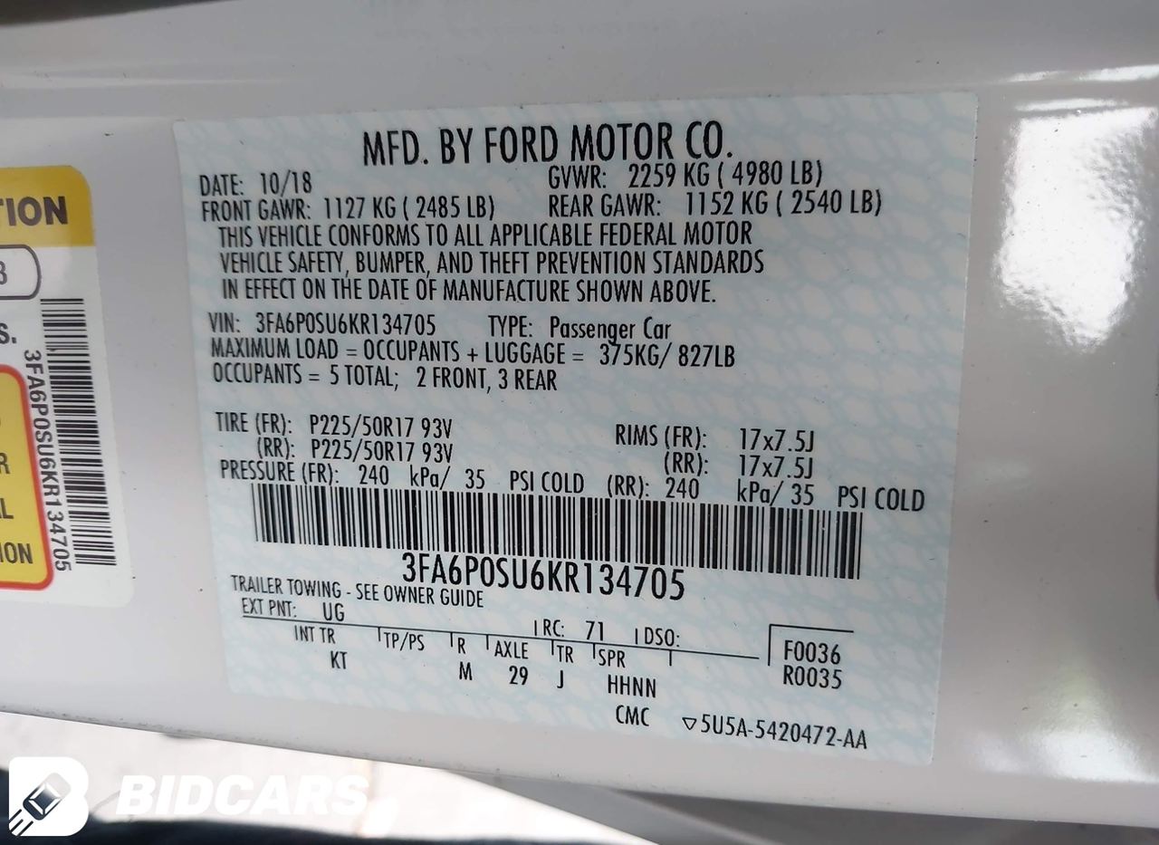 Ford Fusion Plug-In-Hybrid