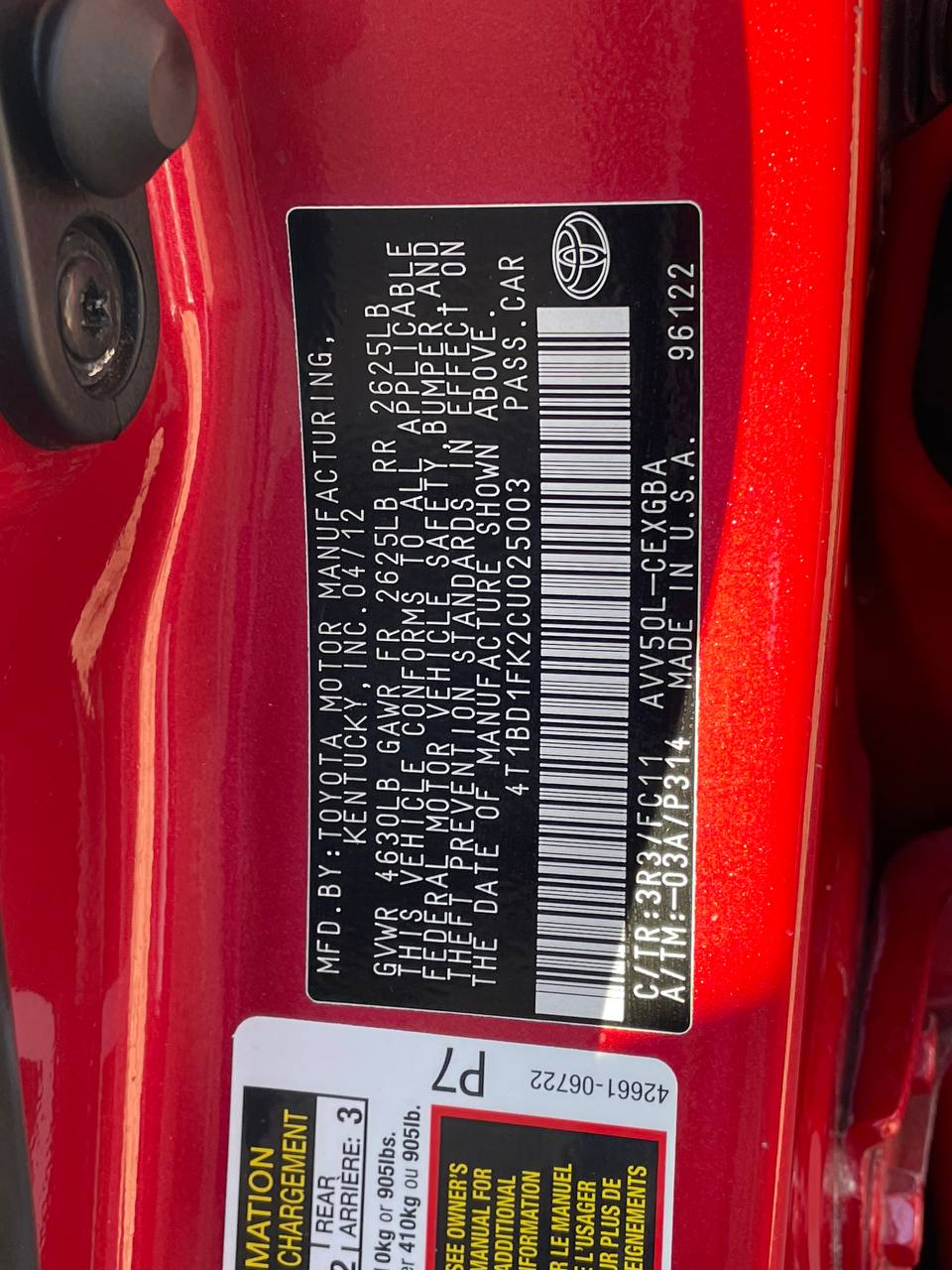 Toyota Camry 50 Hybrid