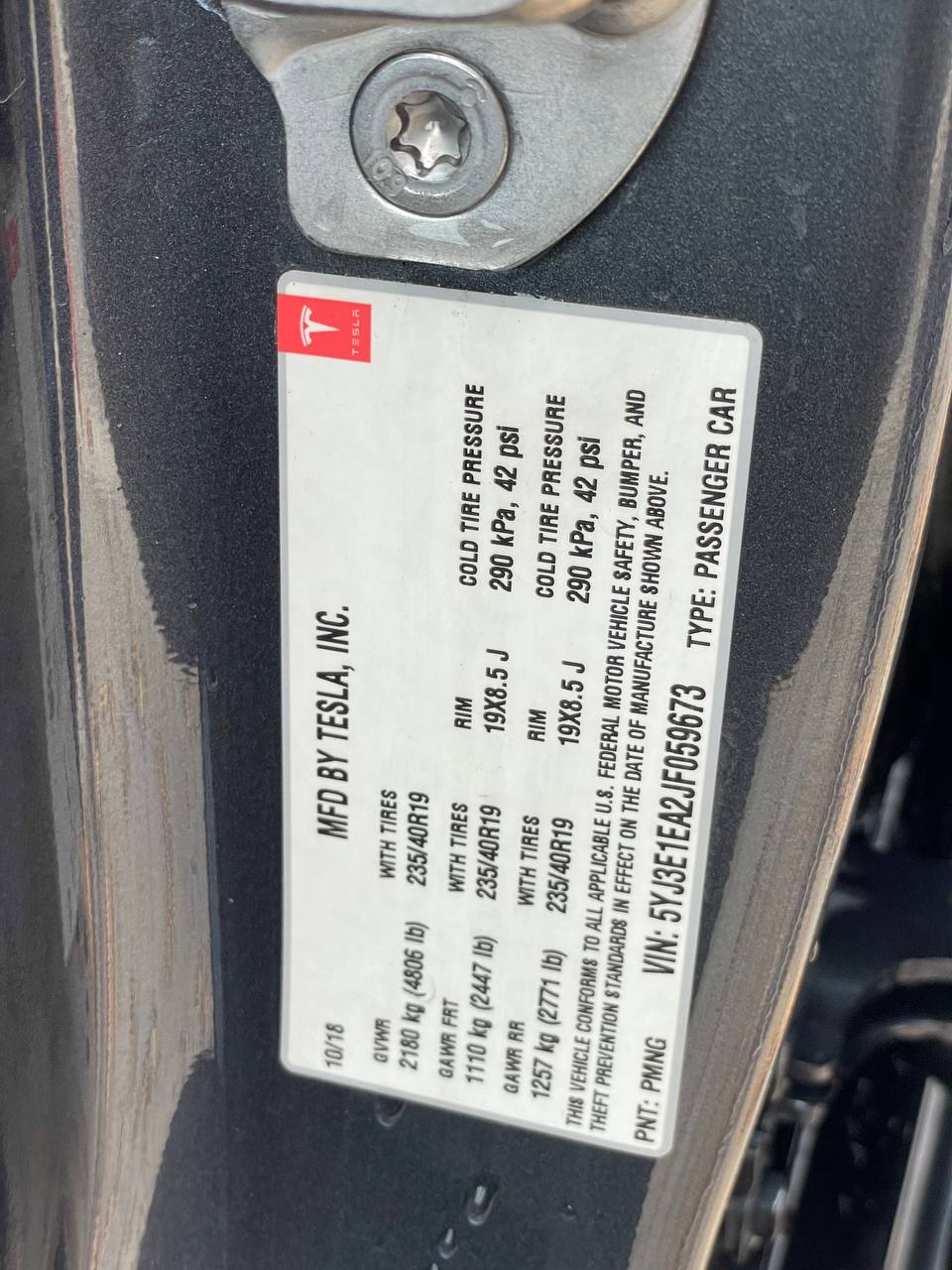 Tesla Model 3 Long Range