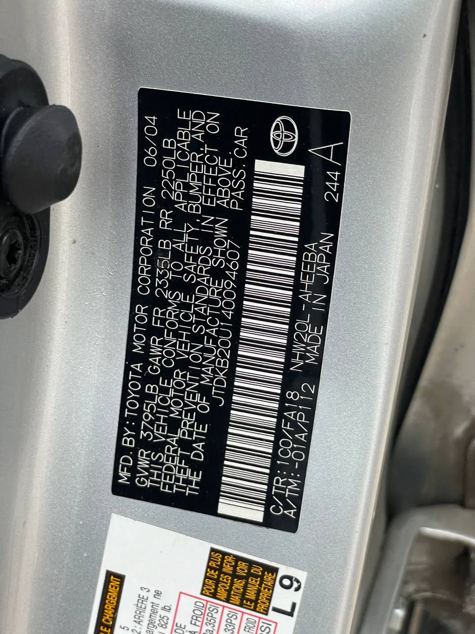 Toyota Prius 20 Hybrid