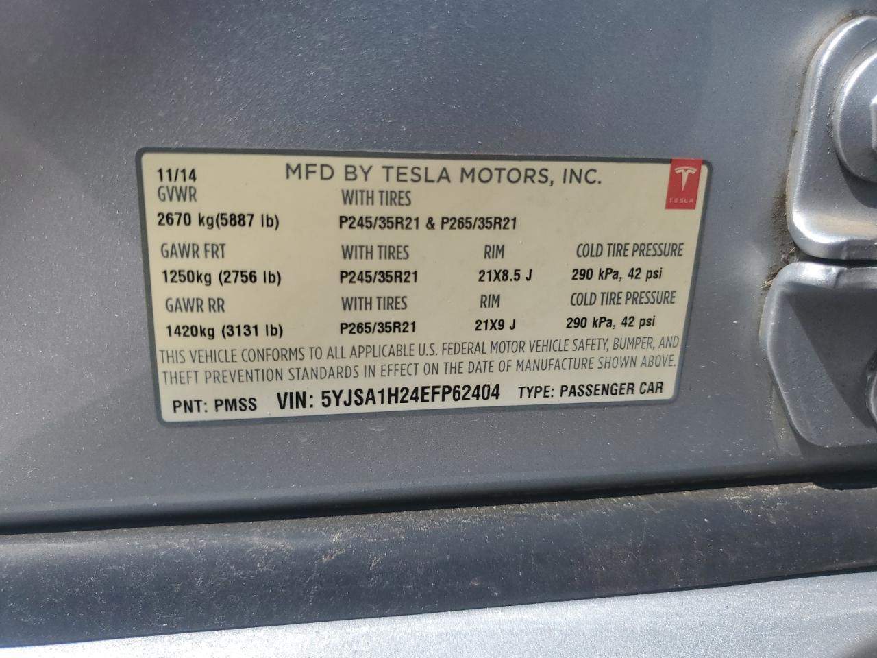 Tesla Model S P85D